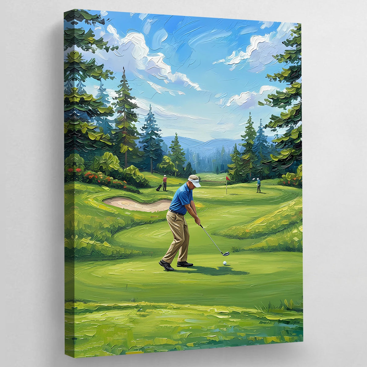Tableau Golf Parcours Forestier - The Art Avenue