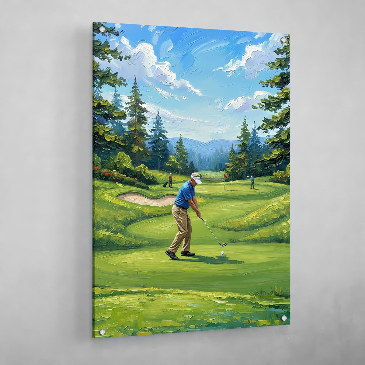 Tableau Golf Parcours Forestier - The Art Avenue