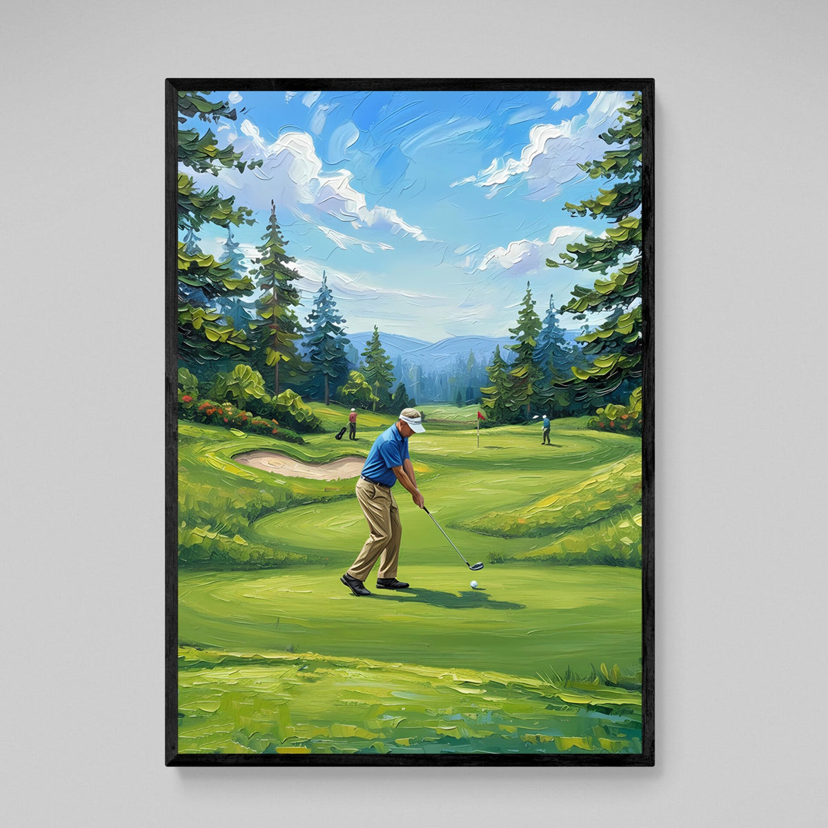 Tableau Golf Parcours Forestier - The Art Avenue