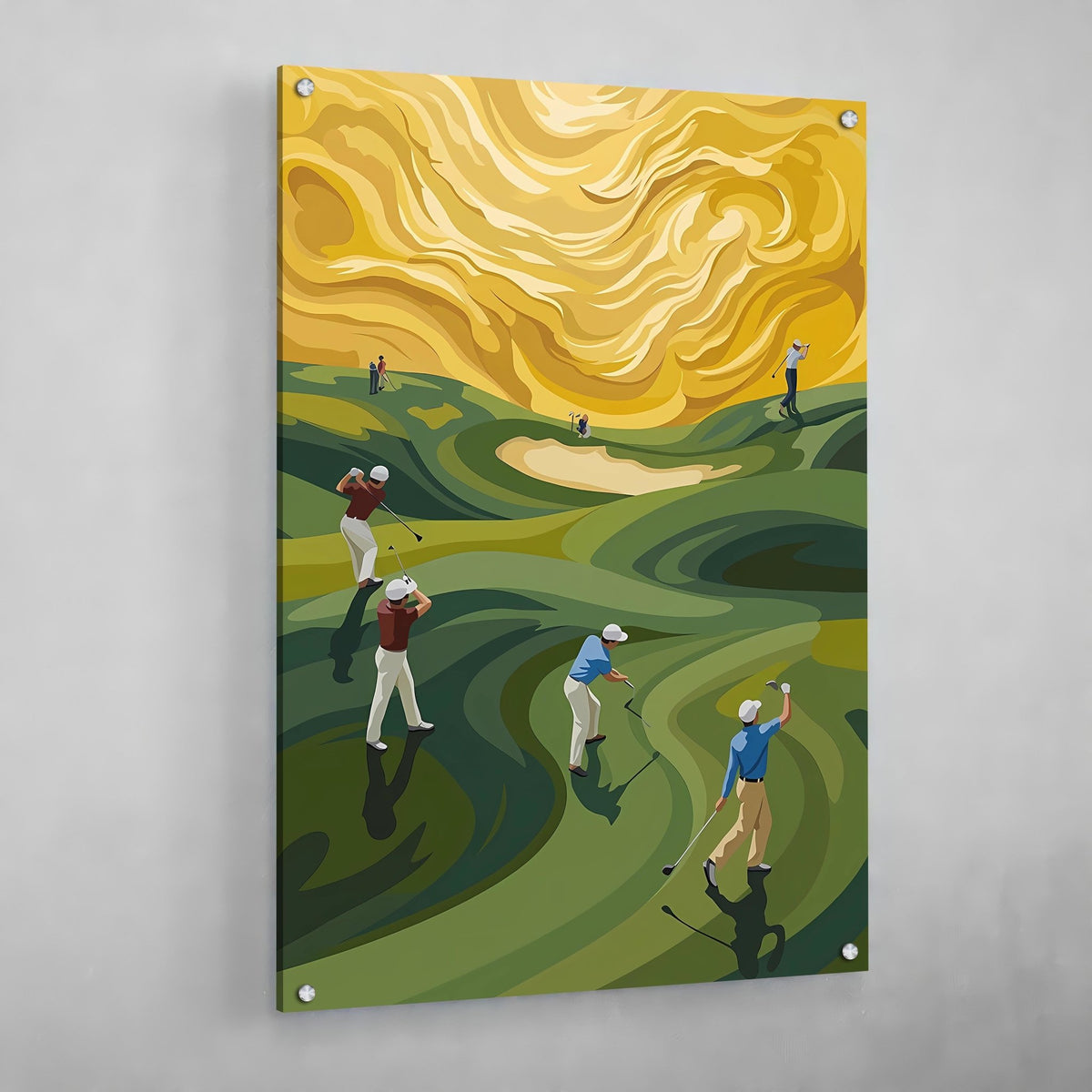 Tableau Golf Paysage Artistique - The Art Avenue