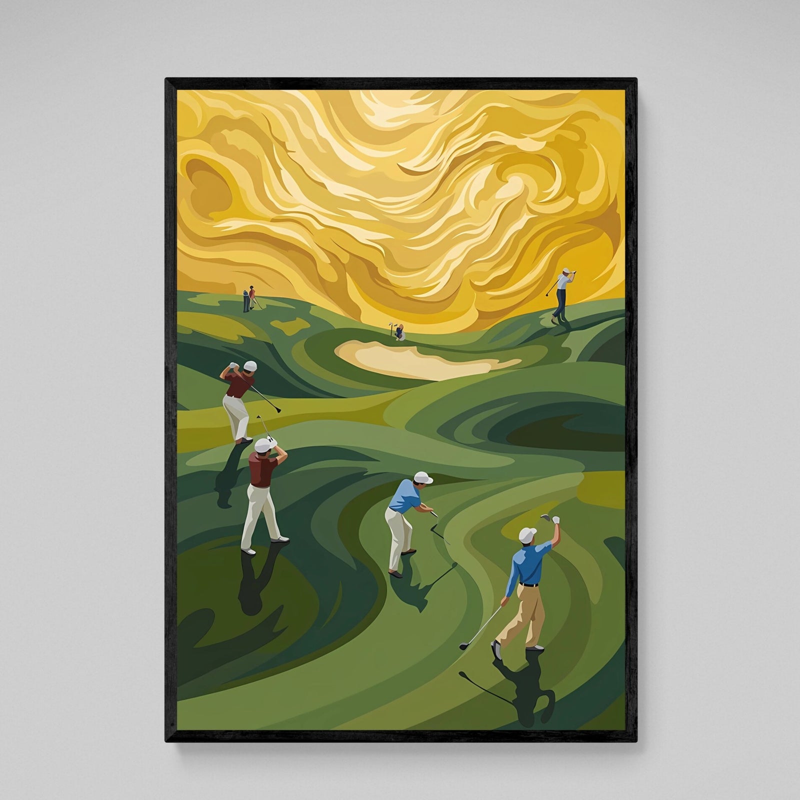 Tableau Golf Paysage Artistique - The Art Avenue