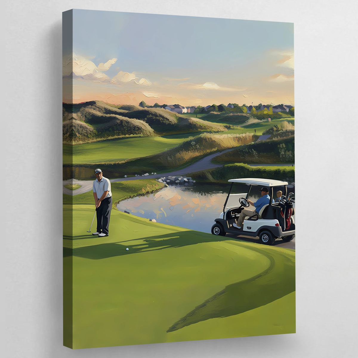 Tableau Golf Sur le Parcours - The Art Avenue