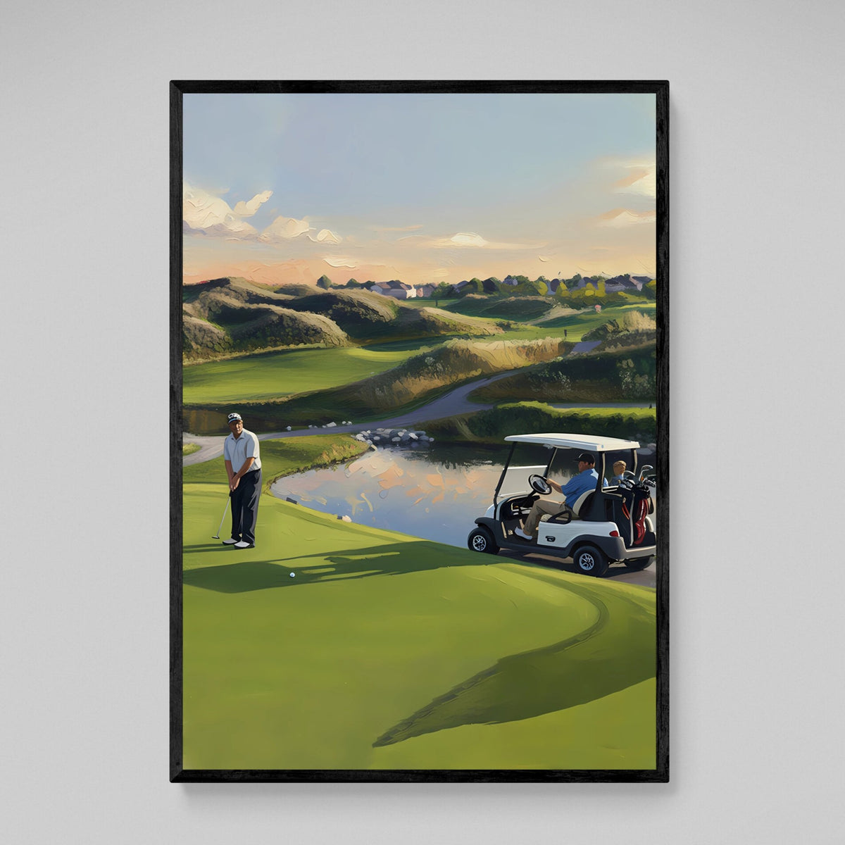 Tableau Golf Sur le Parcours - The Art Avenue