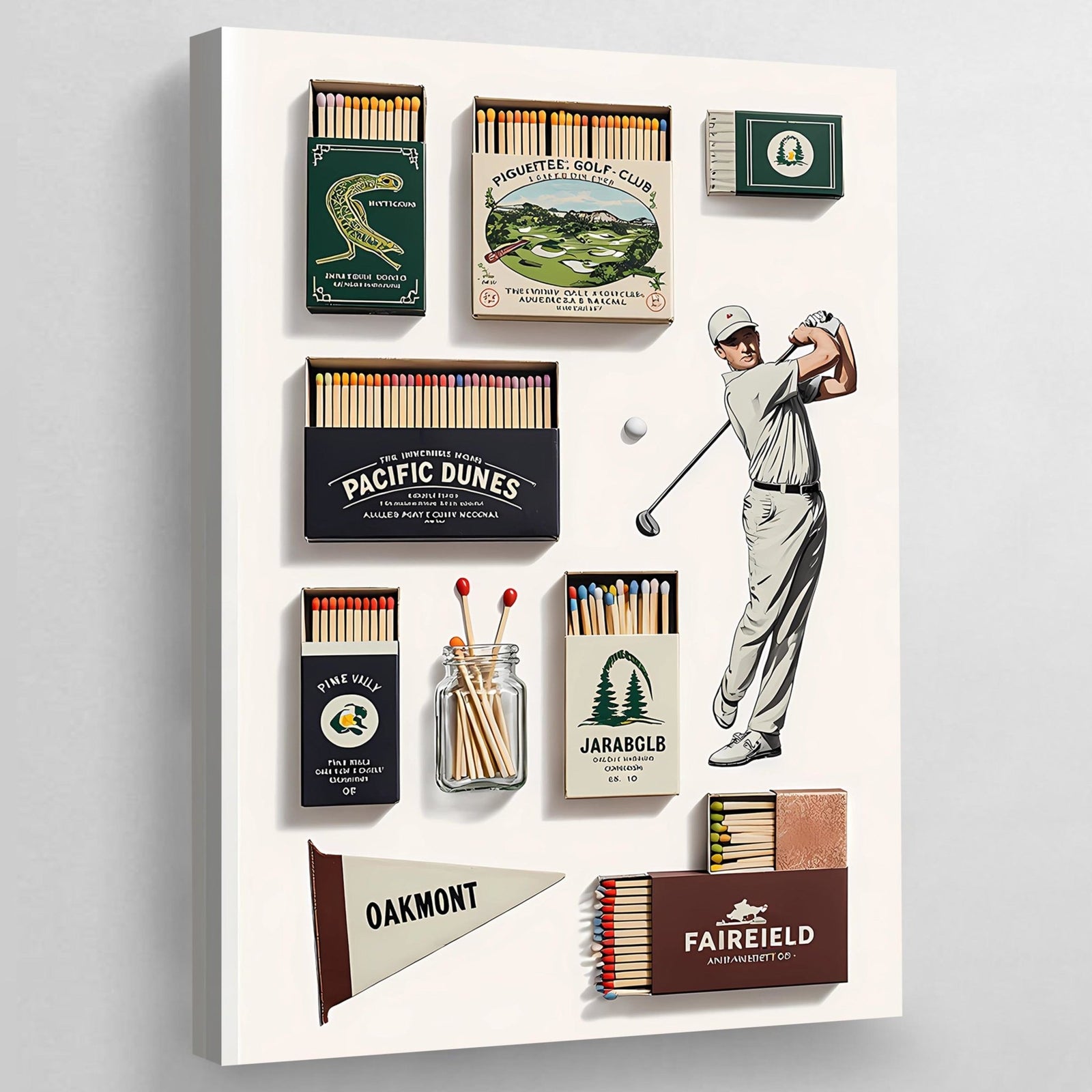 Tableau Golfeur - The Art Avenue