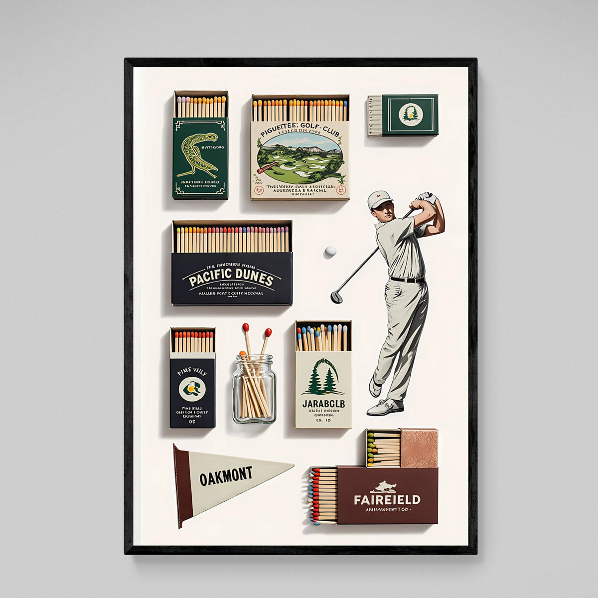 Tableau Golfeur - The Art Avenue