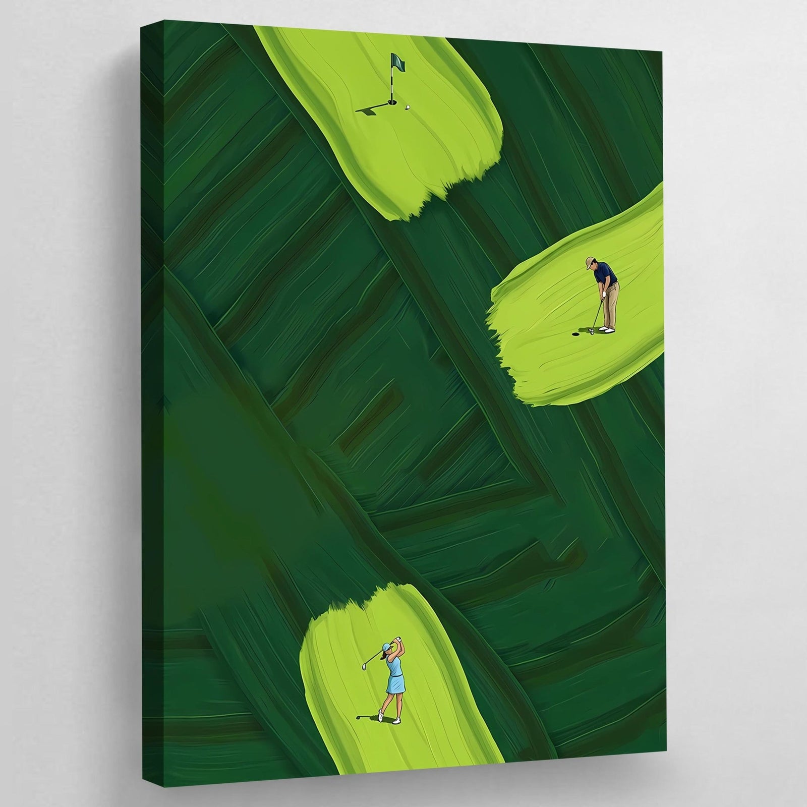 Tableau Golfeur Abstrait - The Art Avenue