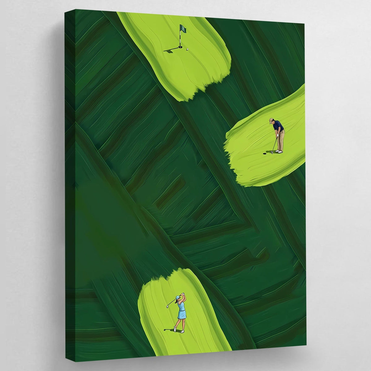 Tableau Golfeur Abstrait - The Art Avenue