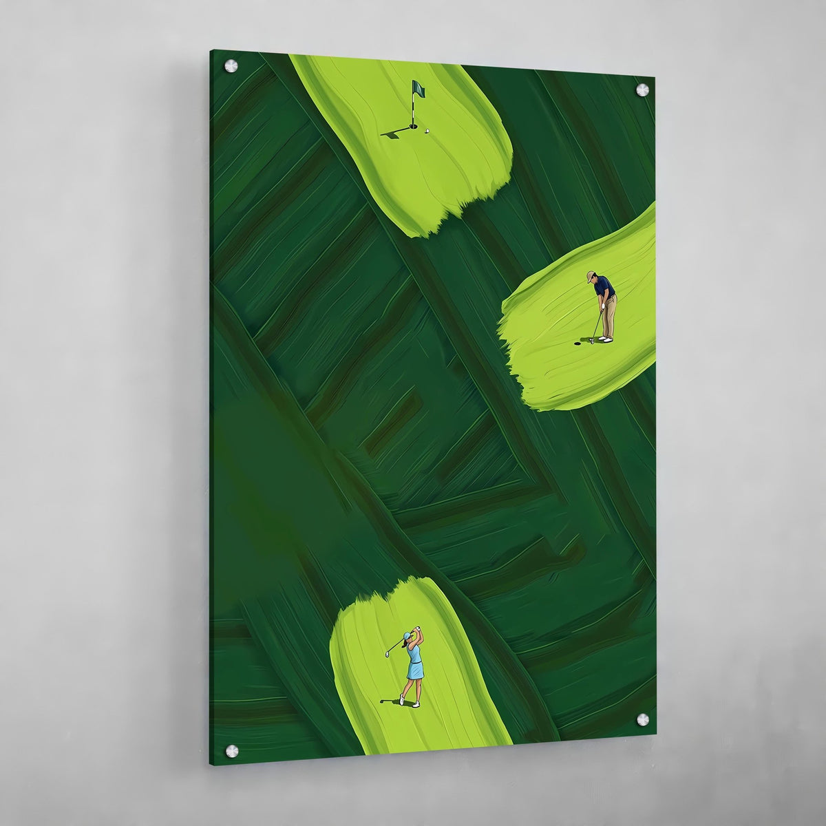 Tableau Golfeur Abstrait - The Art Avenue