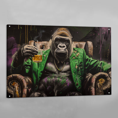 Tableau Gorille Moderne Whiskey - The Art Avenue