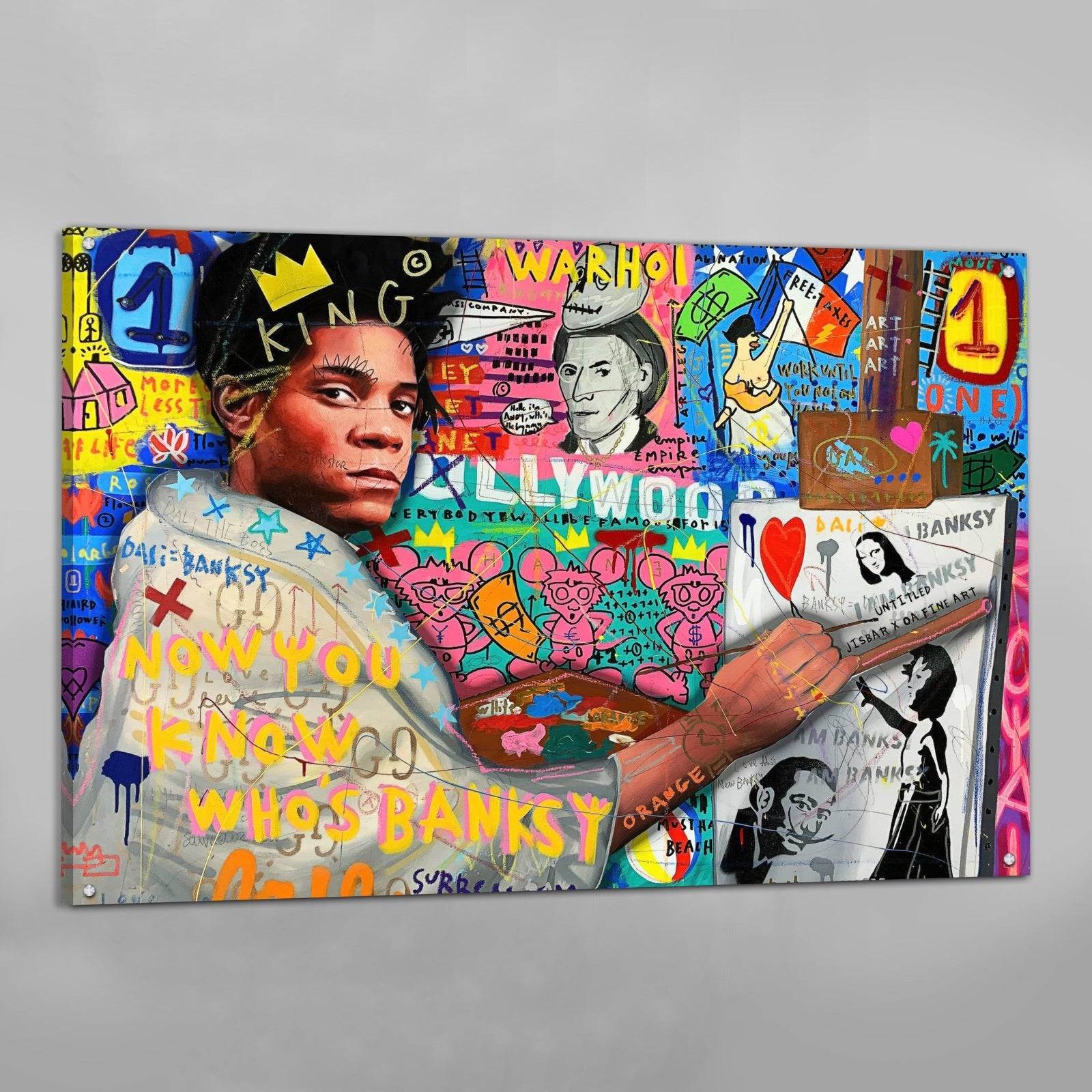 Tableau Graffiti Basquiat - The Art Avenue