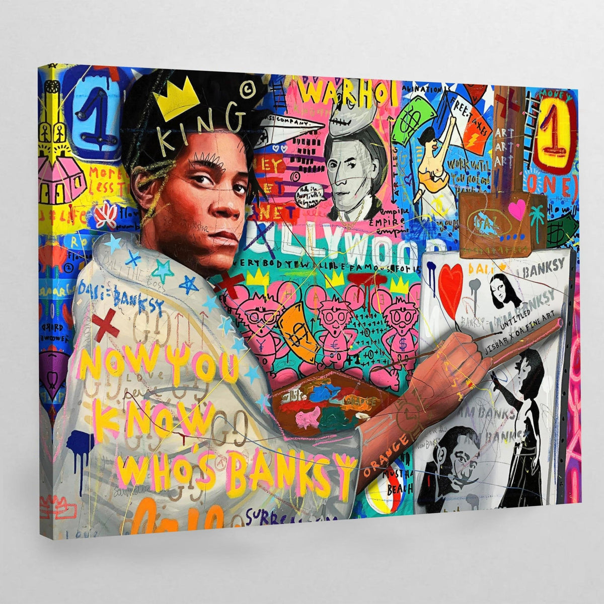 Tableau Graffiti Basquiat - The Art Avenue