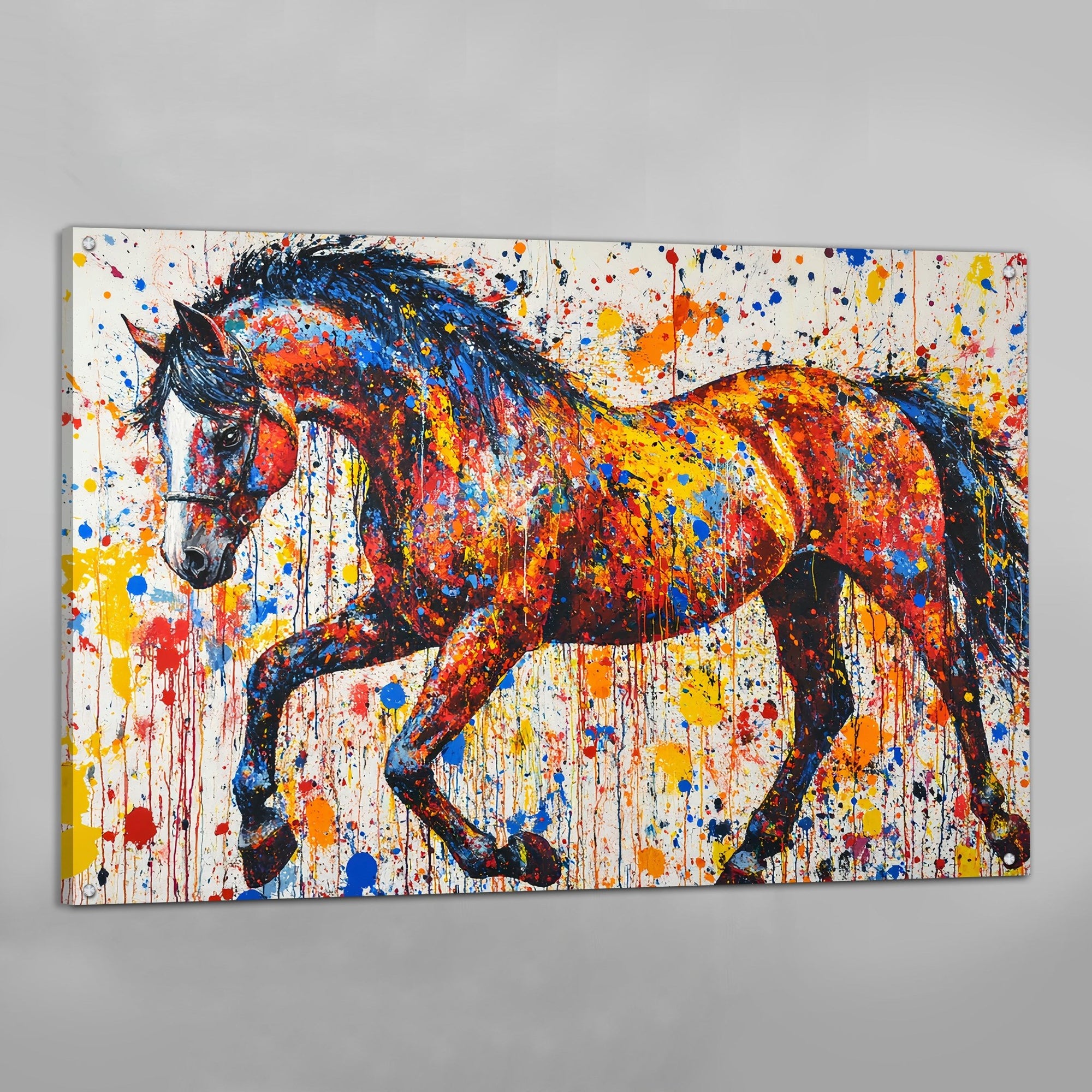 Tableau Graffiti Cheval - The Art Avenue