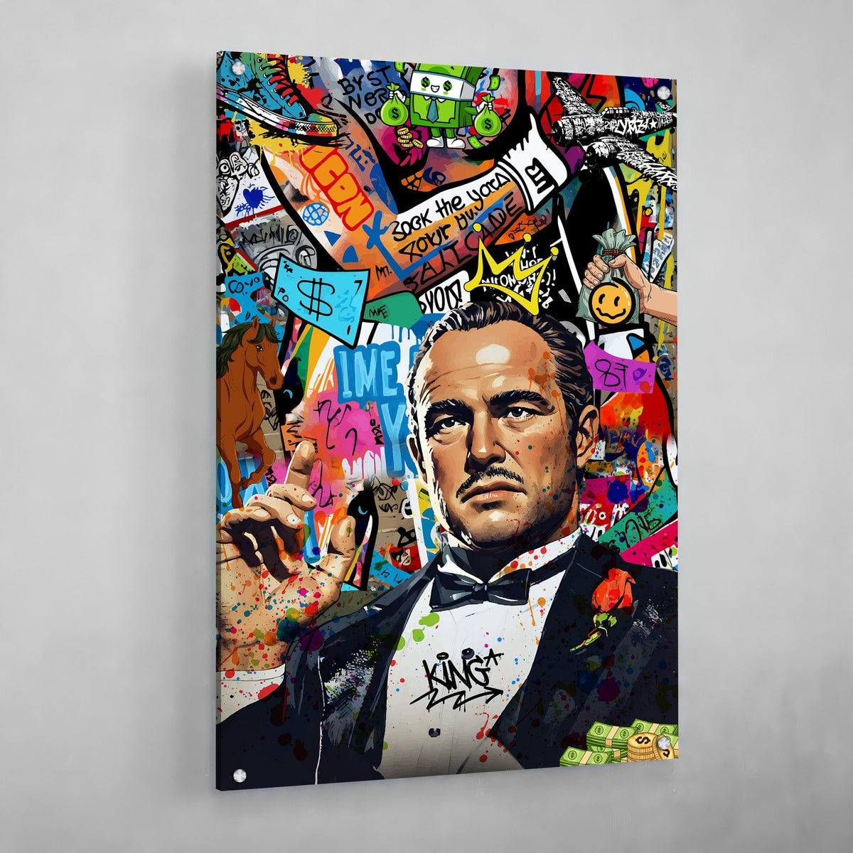 Tableau Graffiti Le Parrain - The Art Avenue