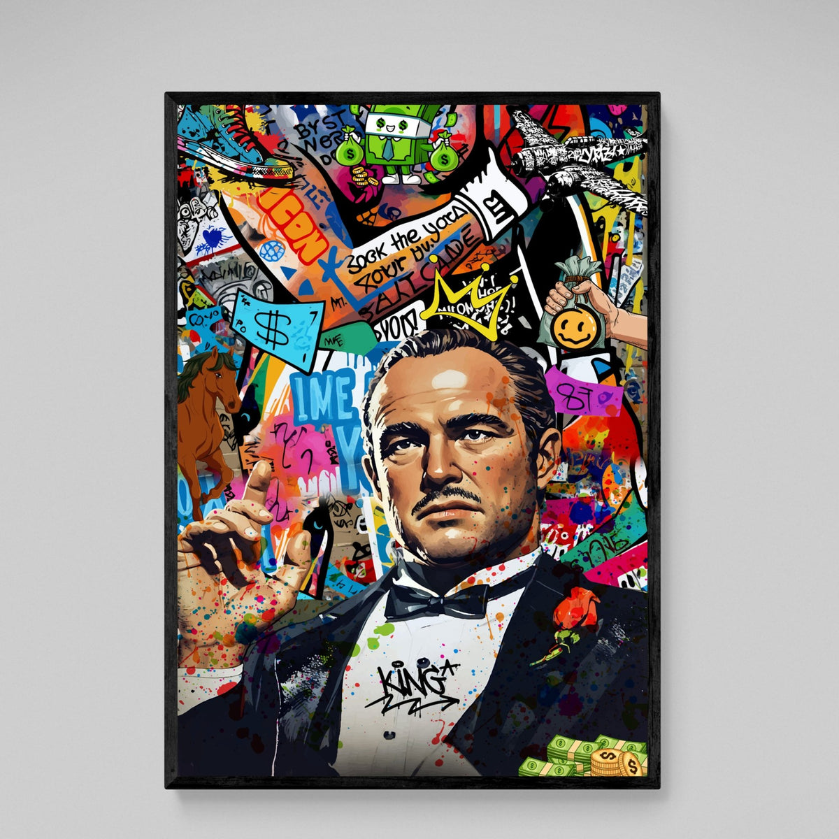 Tableau Graffiti Le Parrain - The Art Avenue