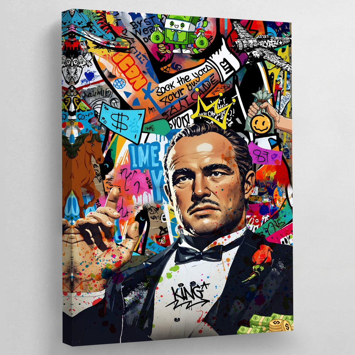 Tableau Graffiti Le Parrain - The Art Avenue