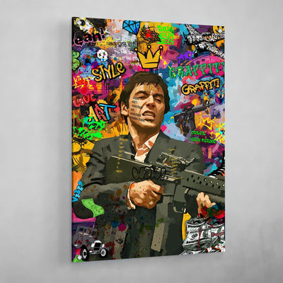Tableau Graffiti Scarface - The Art Avenue