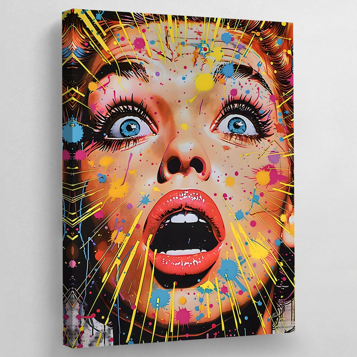 Tableau Graffiti Visage Femme - The Art Avenue