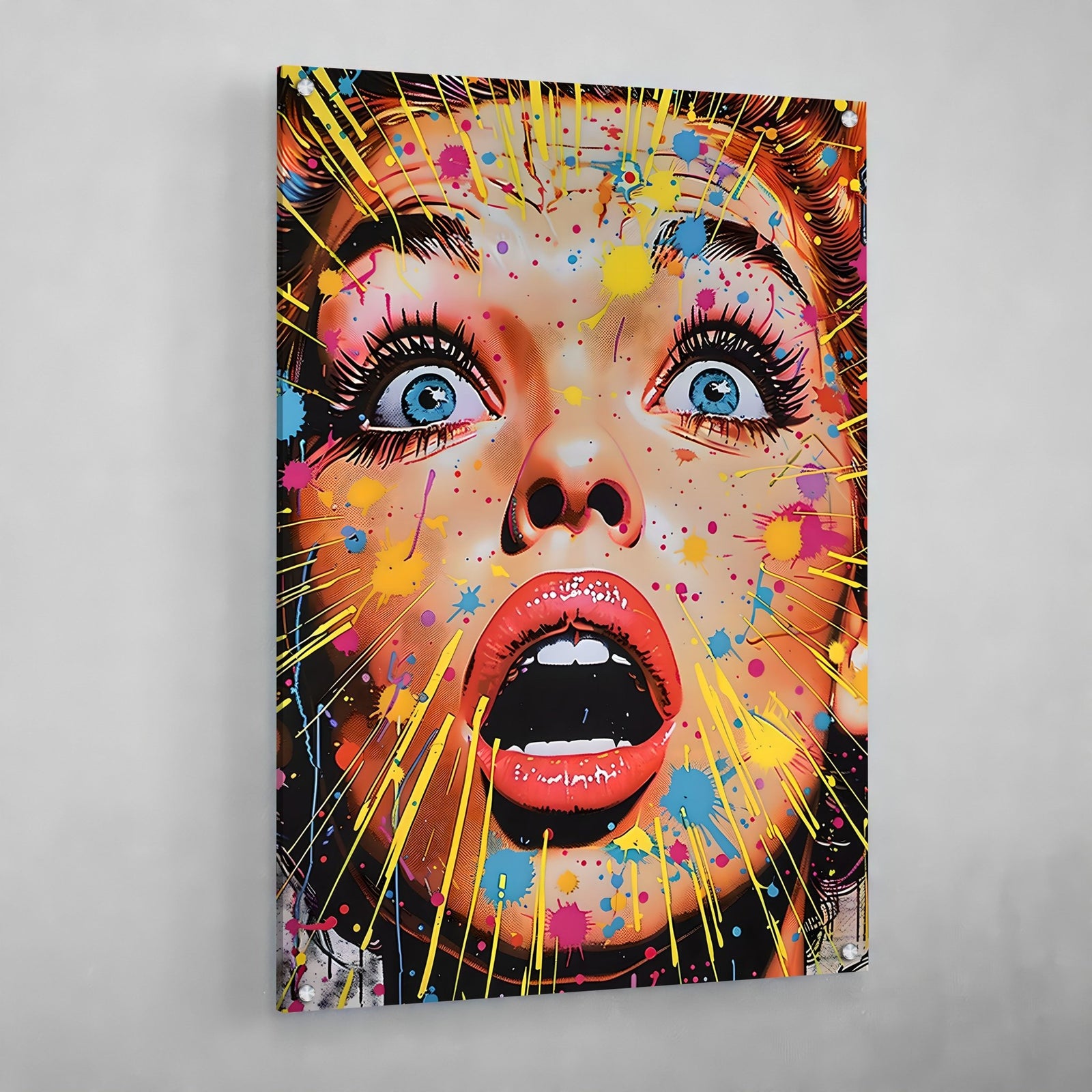 Tableau Graffiti Visage Femme - The Art Avenue