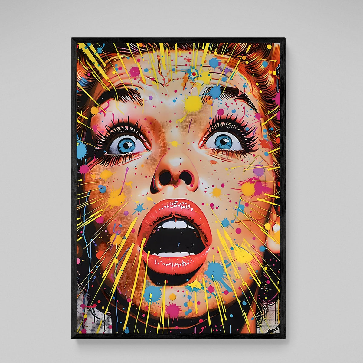 Tableau Graffiti Visage Femme - The Art Avenue