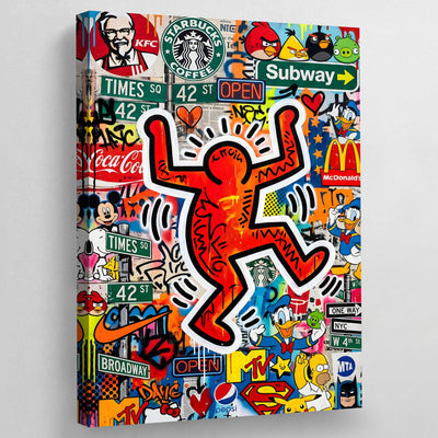 Tableau Haring Pop Art - The Art Avenue