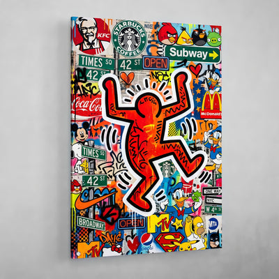Tableau Haring Pop Art - The Art Avenue