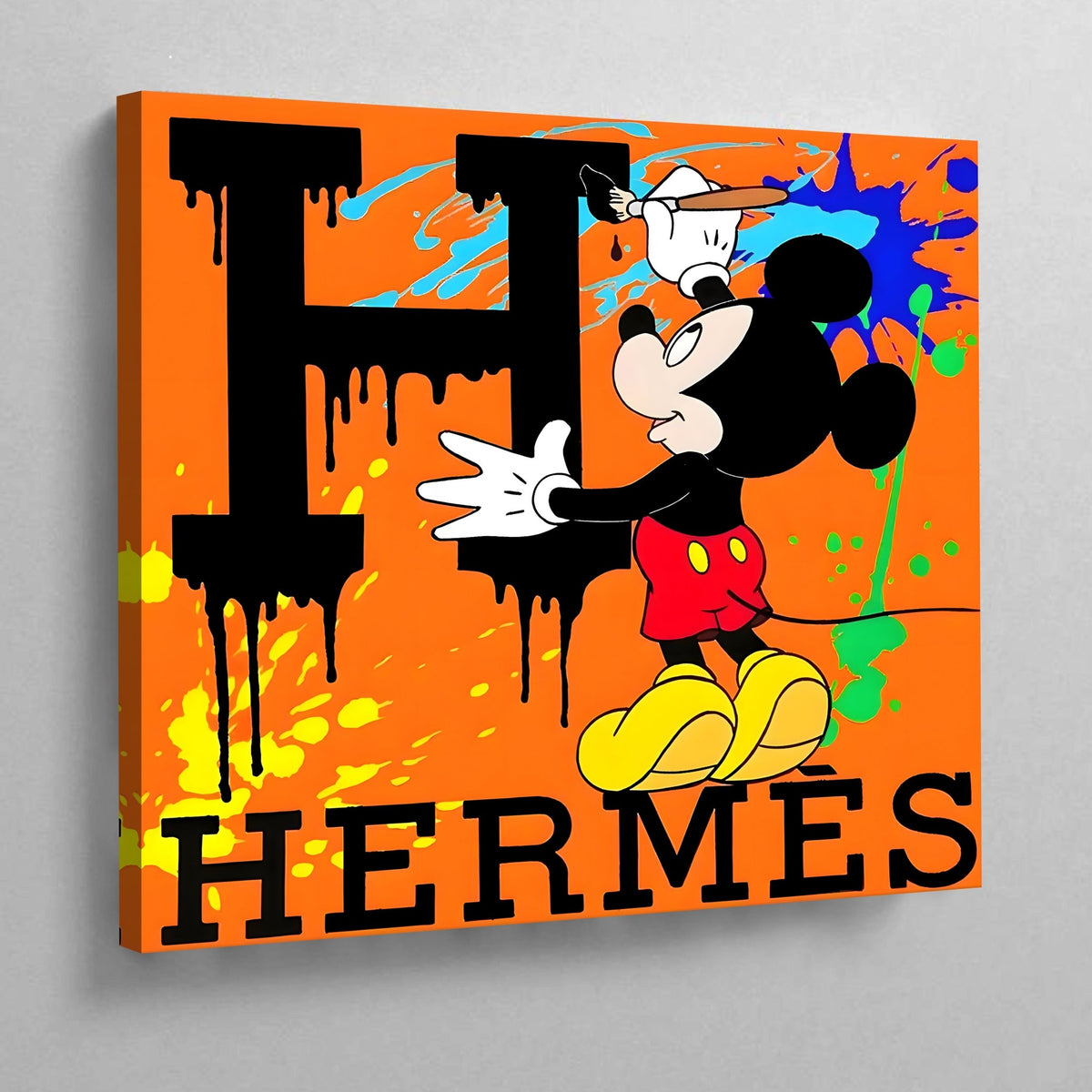 Tableau Hermes Mickey Graffiti - The Art Avenue