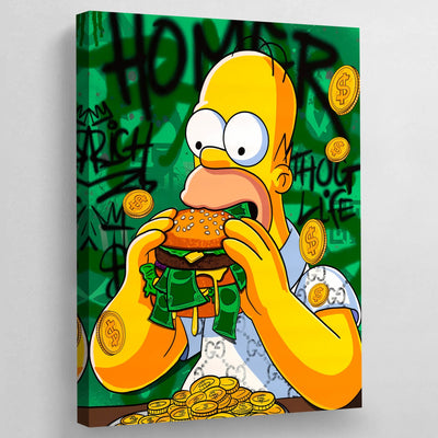 Tableau Homer Moderne - The Art Avenue