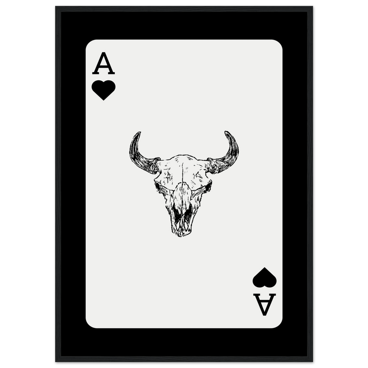 Tableau Industriel Crâne De Vache - The Art Avenue