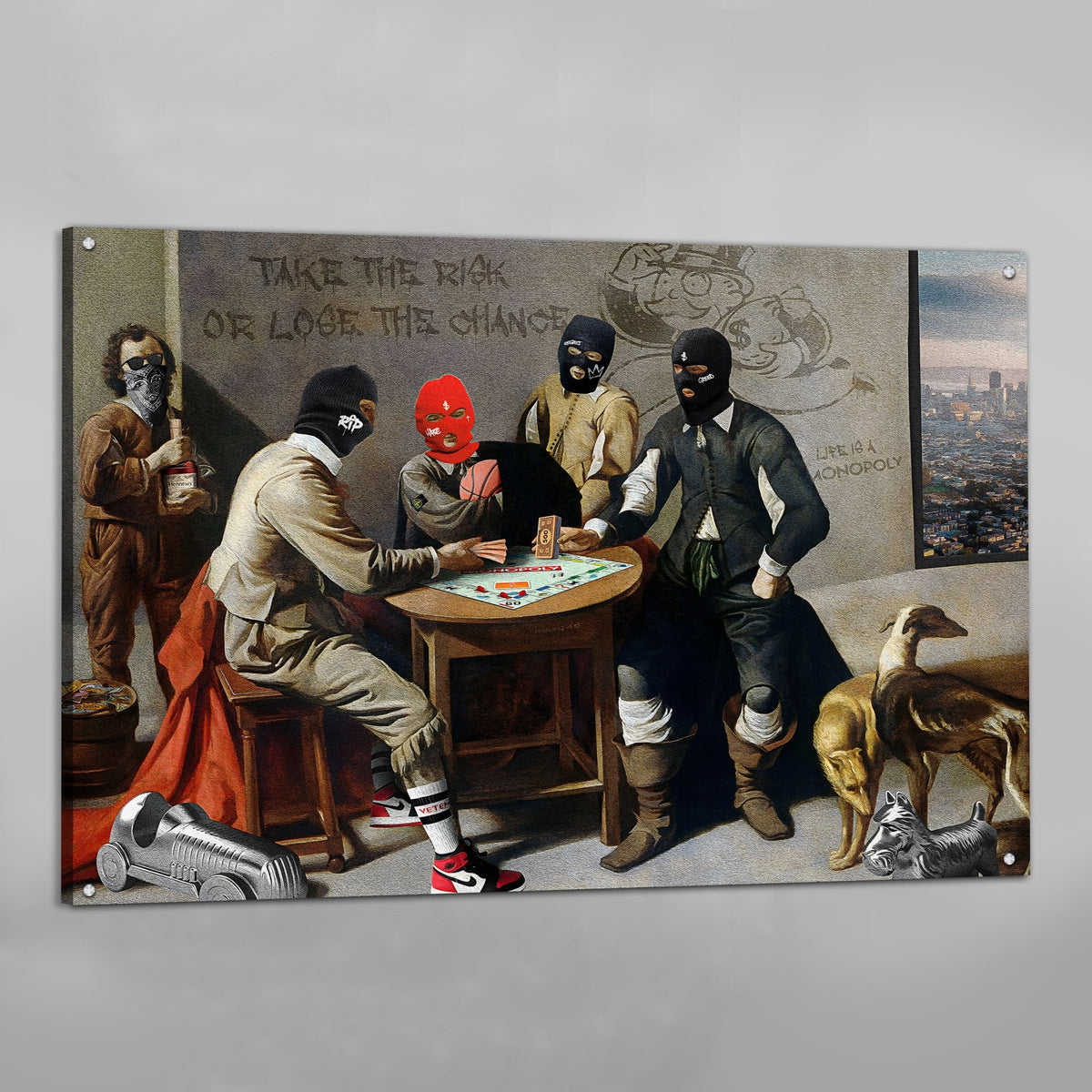 Tableau Joueurs de Monopoly - The Art Avenue