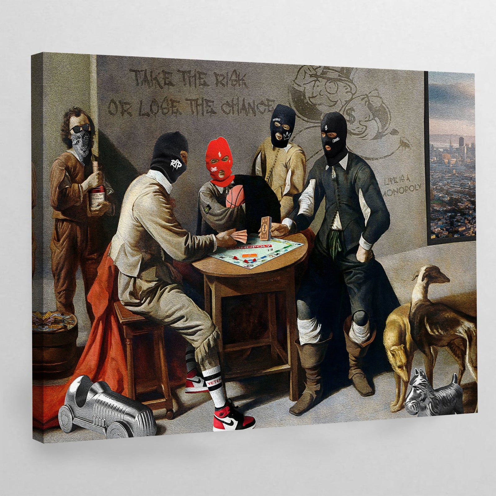 Tableau Joueurs de Monopoly - The Art Avenue