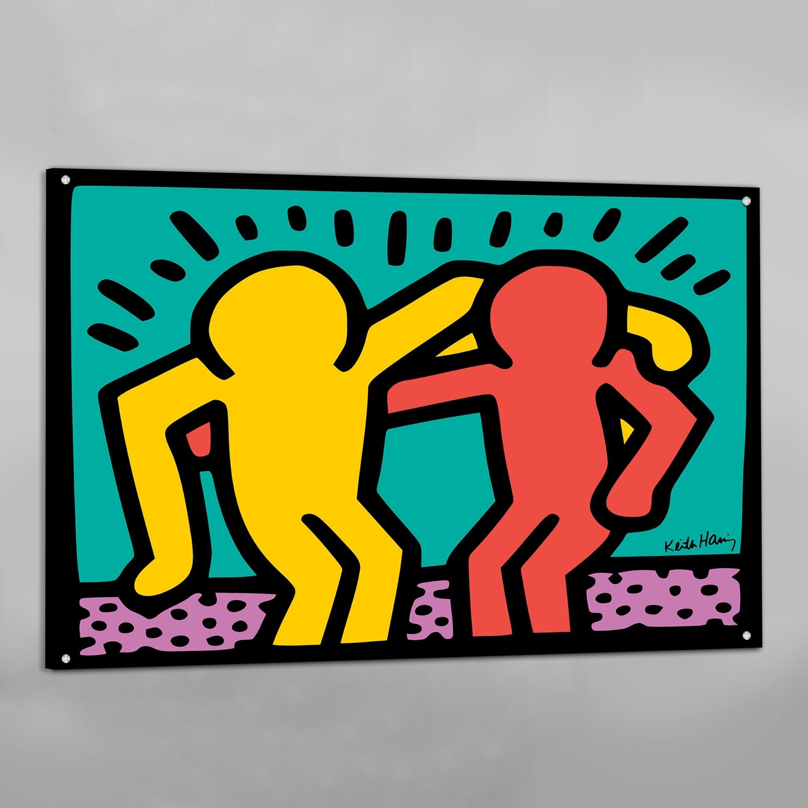 Tableau Keith Haring Best Buddies - The Art Avenue