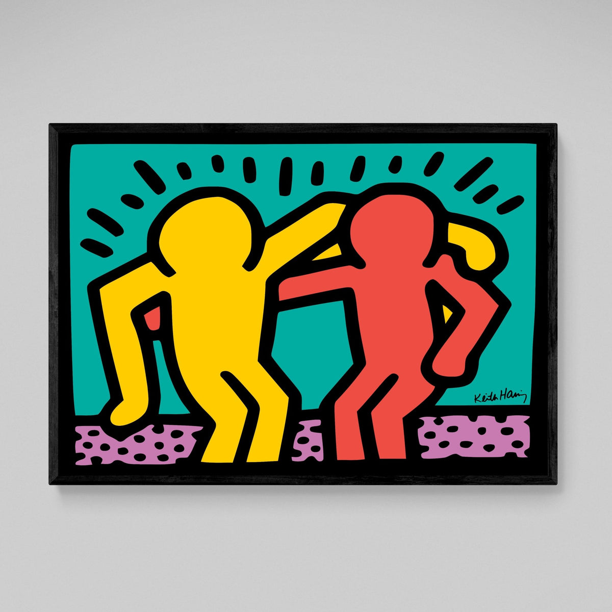 Tableau Keith Haring Best Buddies - The Art Avenue