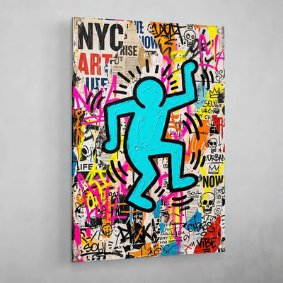 Tableau Keith Haring Graffiti Urbain - The Art Avenue