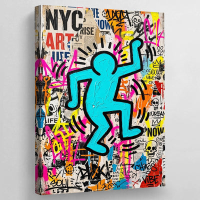 Tableau Keith Haring Graffiti Urbain - The Art Avenue