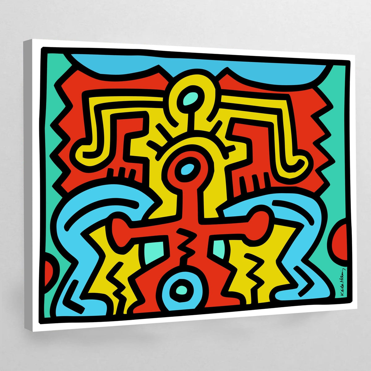 Tableau Keith Haring Growing - The Art Avenue