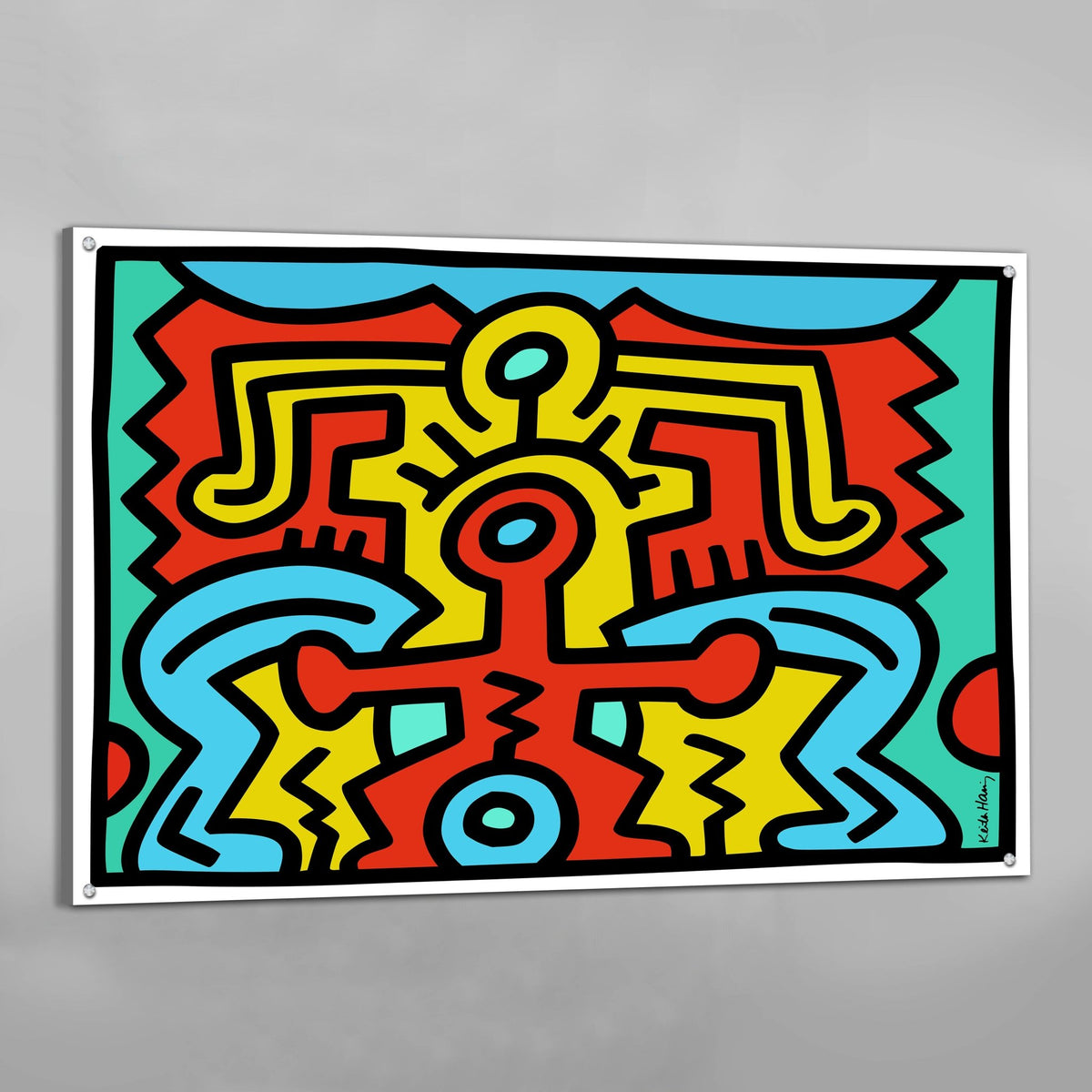 Tableau Keith Haring Growing - The Art Avenue