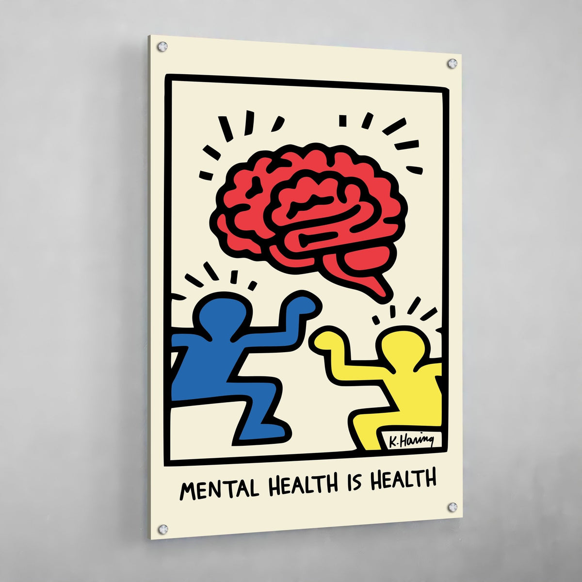 Tableau Keith Haring Mental Health - The Art Avenue