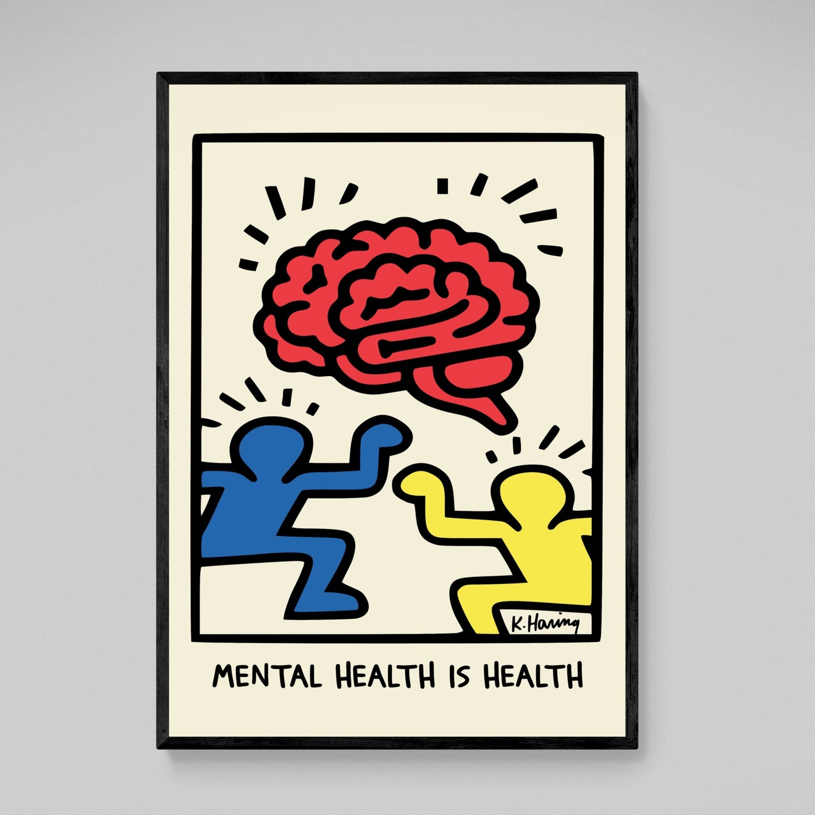 Tableau Keith Haring Mental Health - The Art Avenue