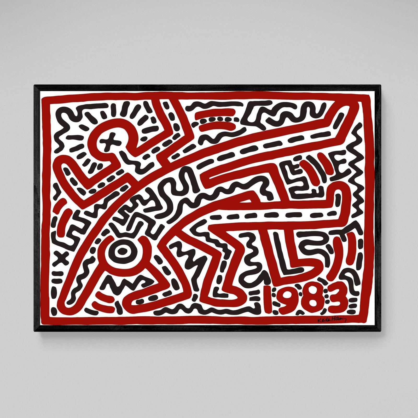 Tableau Keith Haring Untitled - The Art Avenue