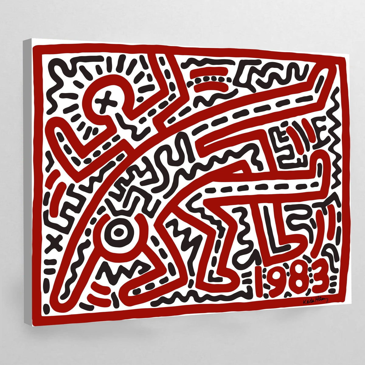 Tableau Keith Haring Untitled - The Art Avenue