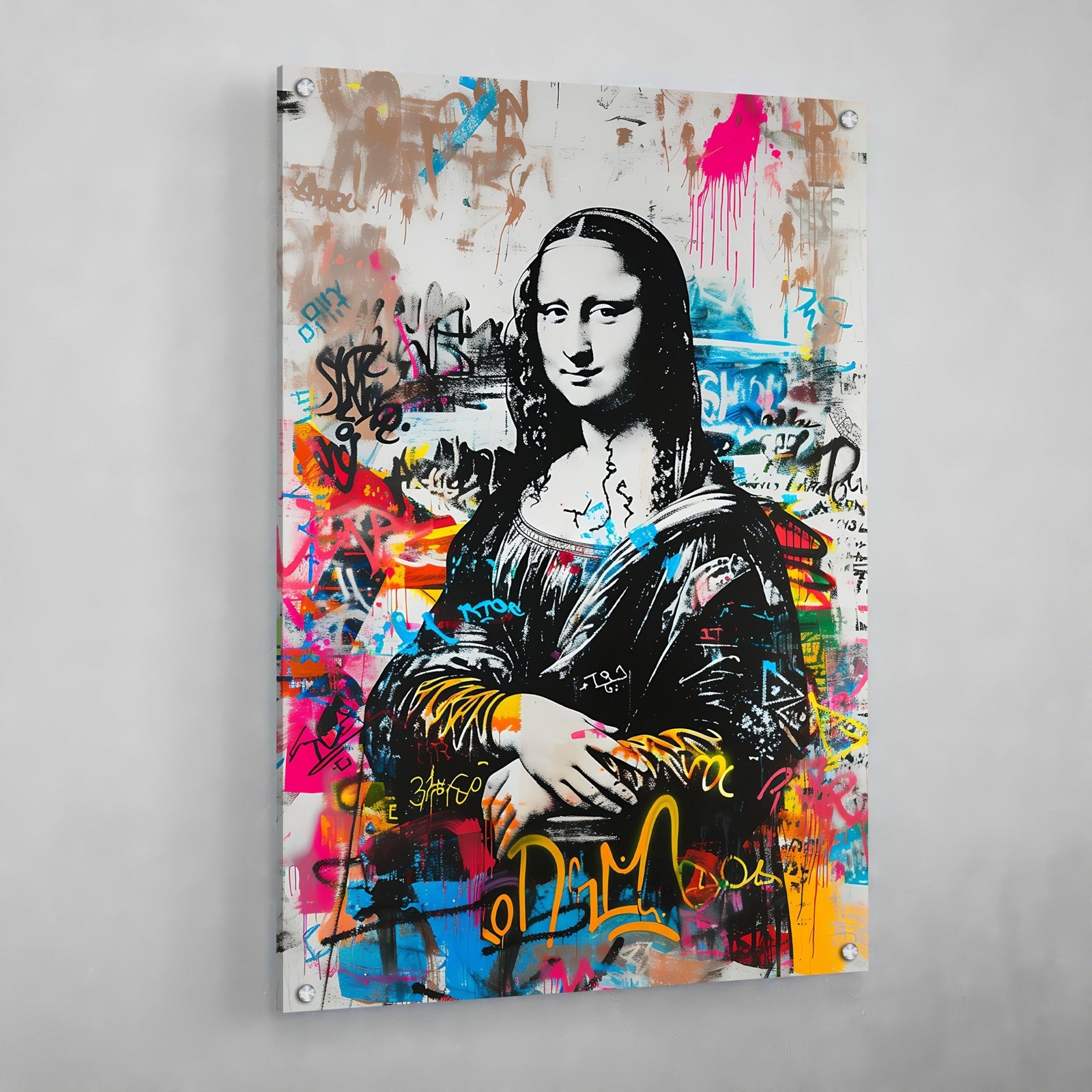 Tableau La Joconde Graffiti - The Art Avenue