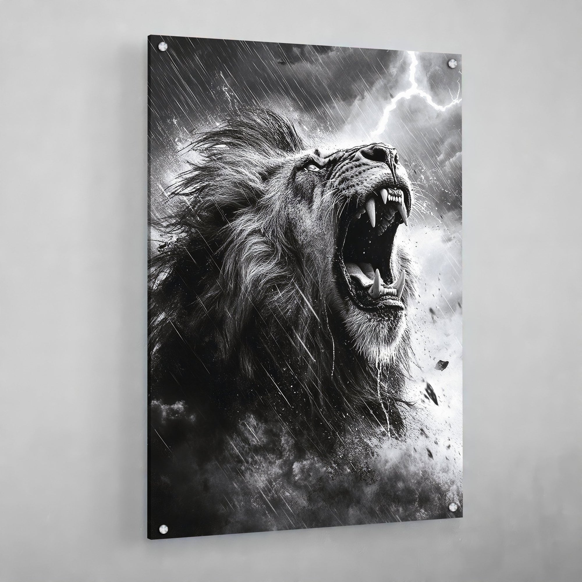 Tableau Lion Rugissant - The Art Avenue