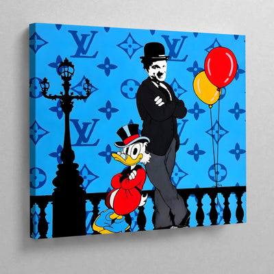 Tableau Louis Vuitton Charlie Chaplin - The Art Avenue