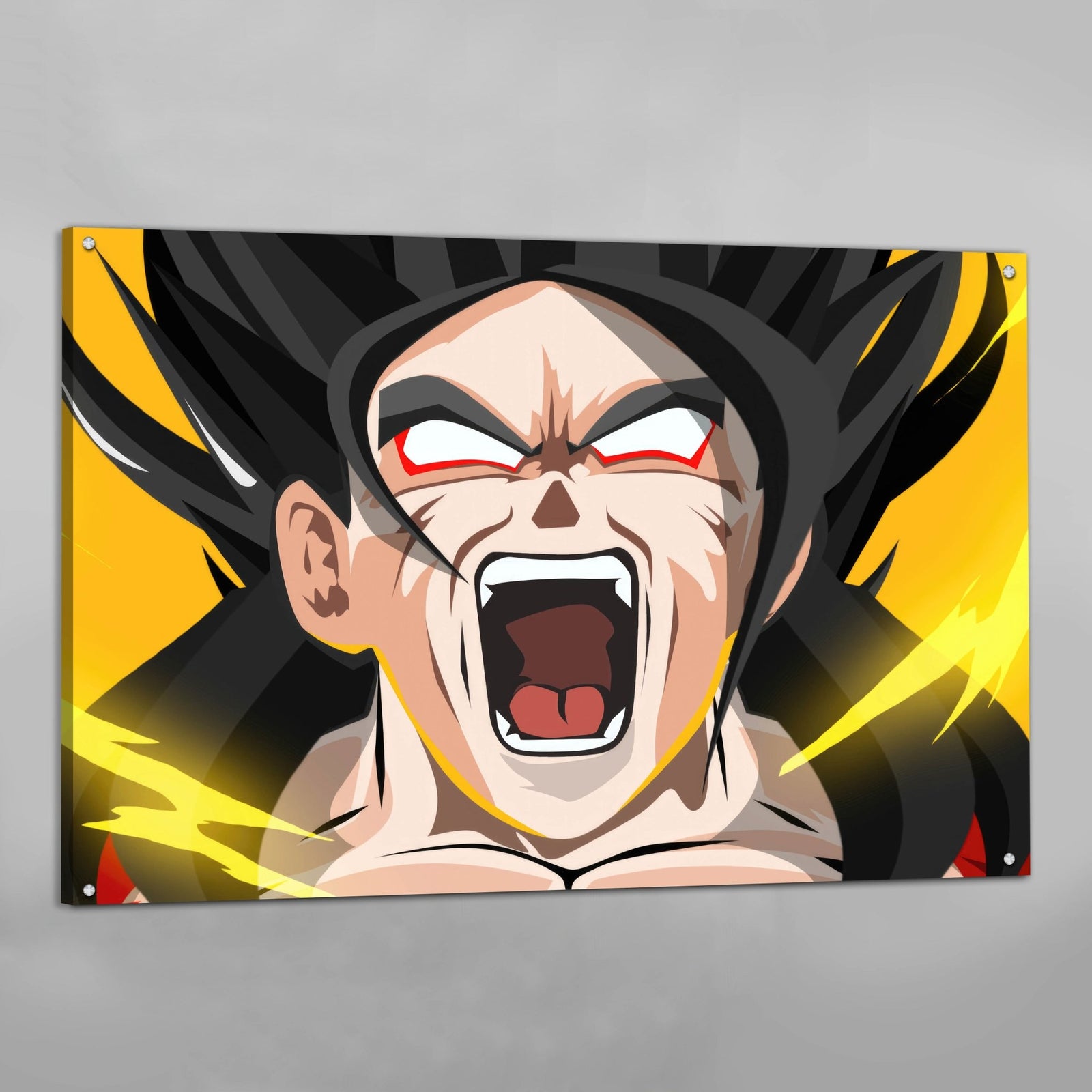 Tableau Manga Explosion d'Énergie Jaune - The Art Avenue