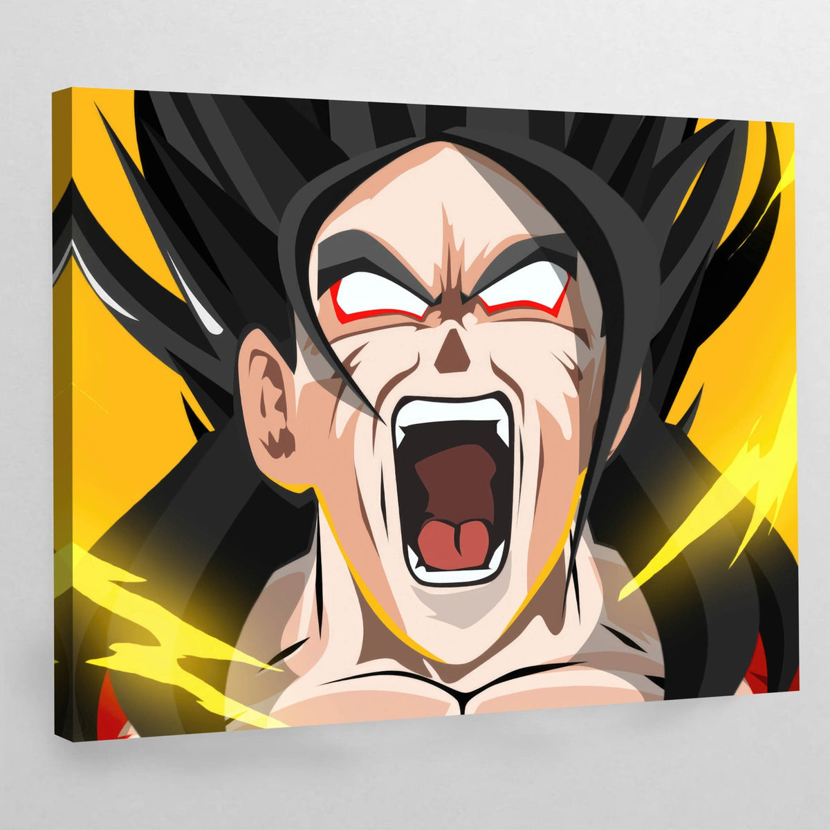 Tableau Manga Explosion d'Énergie Jaune - The Art Avenue