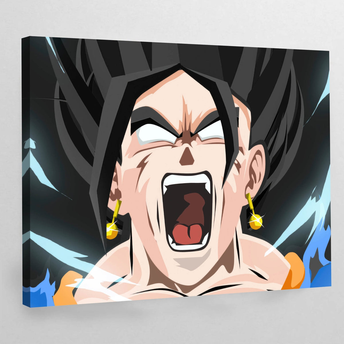 Tableau Manga Guerrier Fusion En Rage - The Art Avenue