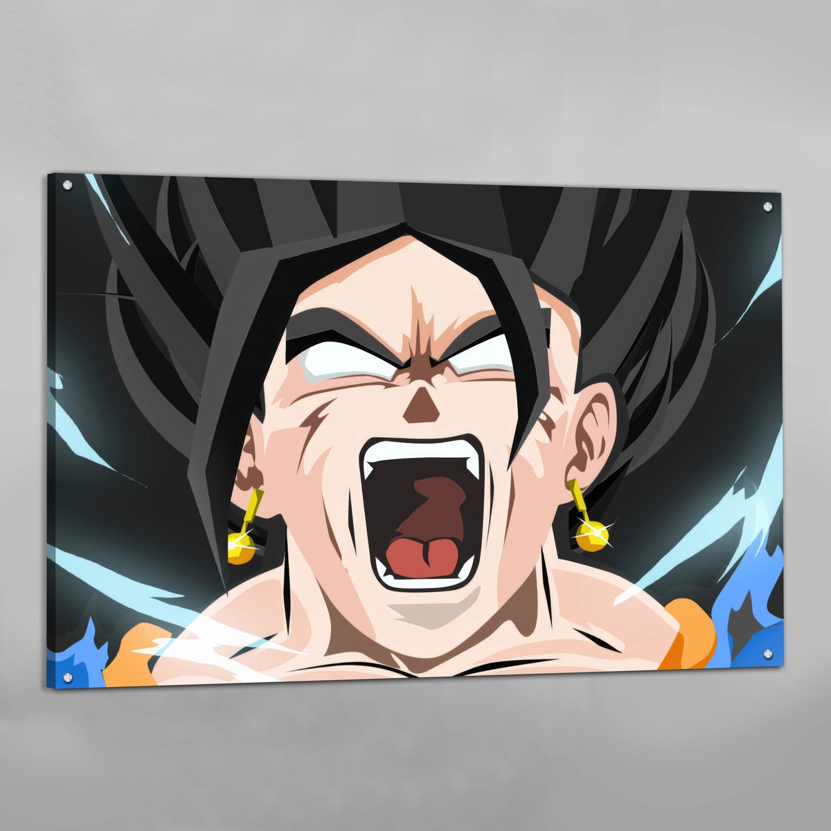 Tableau Manga Guerrier Fusion En Rage - The Art Avenue