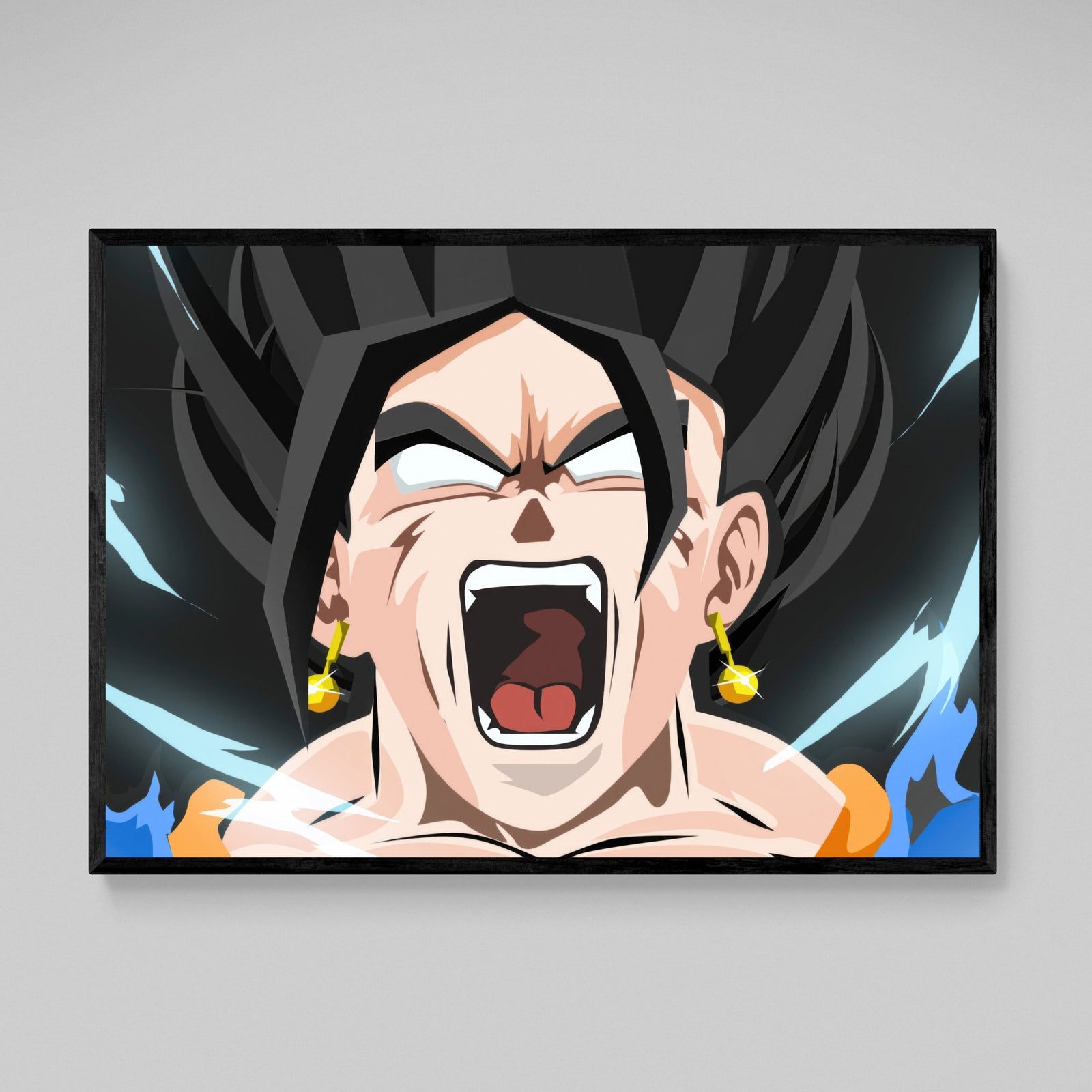Tableau Manga Guerrier Fusion En Rage - The Art Avenue