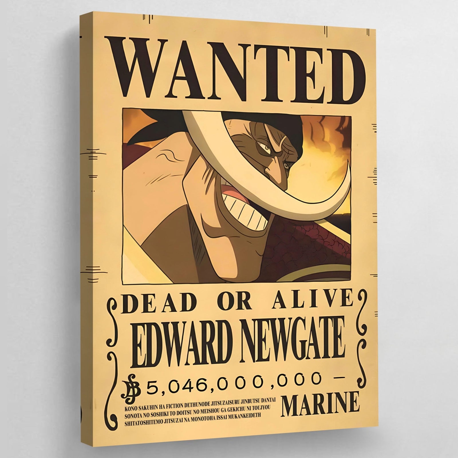 Tableau Manga Wanted Empereur des Mers - The Art Avenue