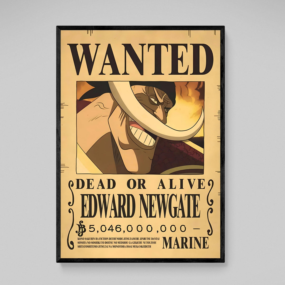 Tableau Manga Wanted Empereur des Mers - The Art Avenue